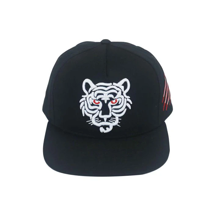 Black Flat Bill Cap