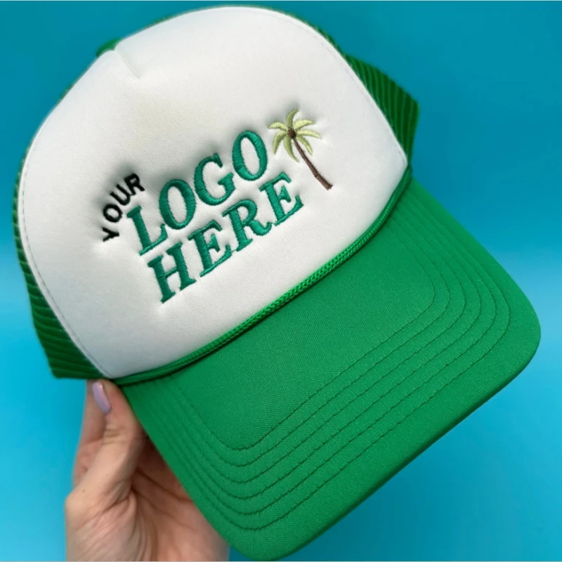 Mesh Embroidered Trucker Hat