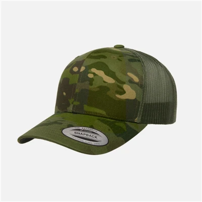 Flat Bill Camo-Hut