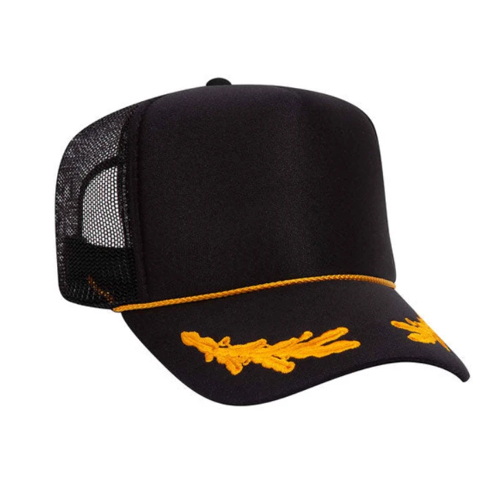 White Snapback Trucker Hat