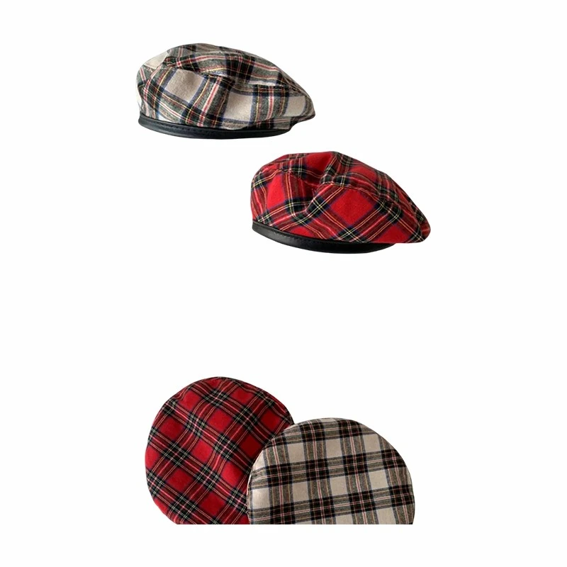 Winter Plaid Beret